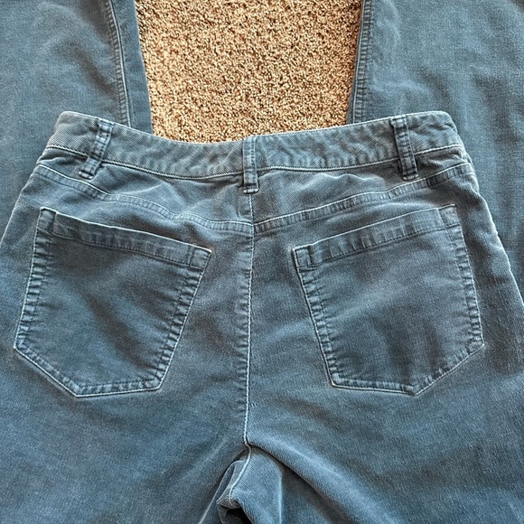 Vintage Coldwater Creek Blue Corduroy Pants sz 10 - Picture 3 of 4